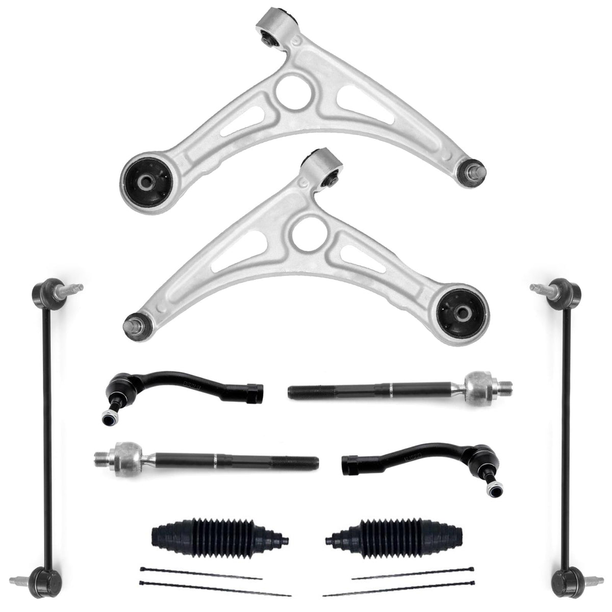 Front Lower Control Arms Tie Rods & Links For Hyundai Sonata Hybrid 2016-2019 - Photo 1