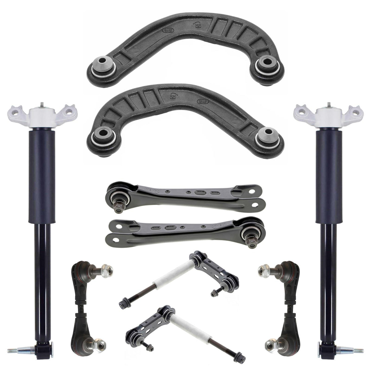 Rear Shocks Upper Lower Arms & Links For Police Interceptor Utility 2020-2022 - Photo 1