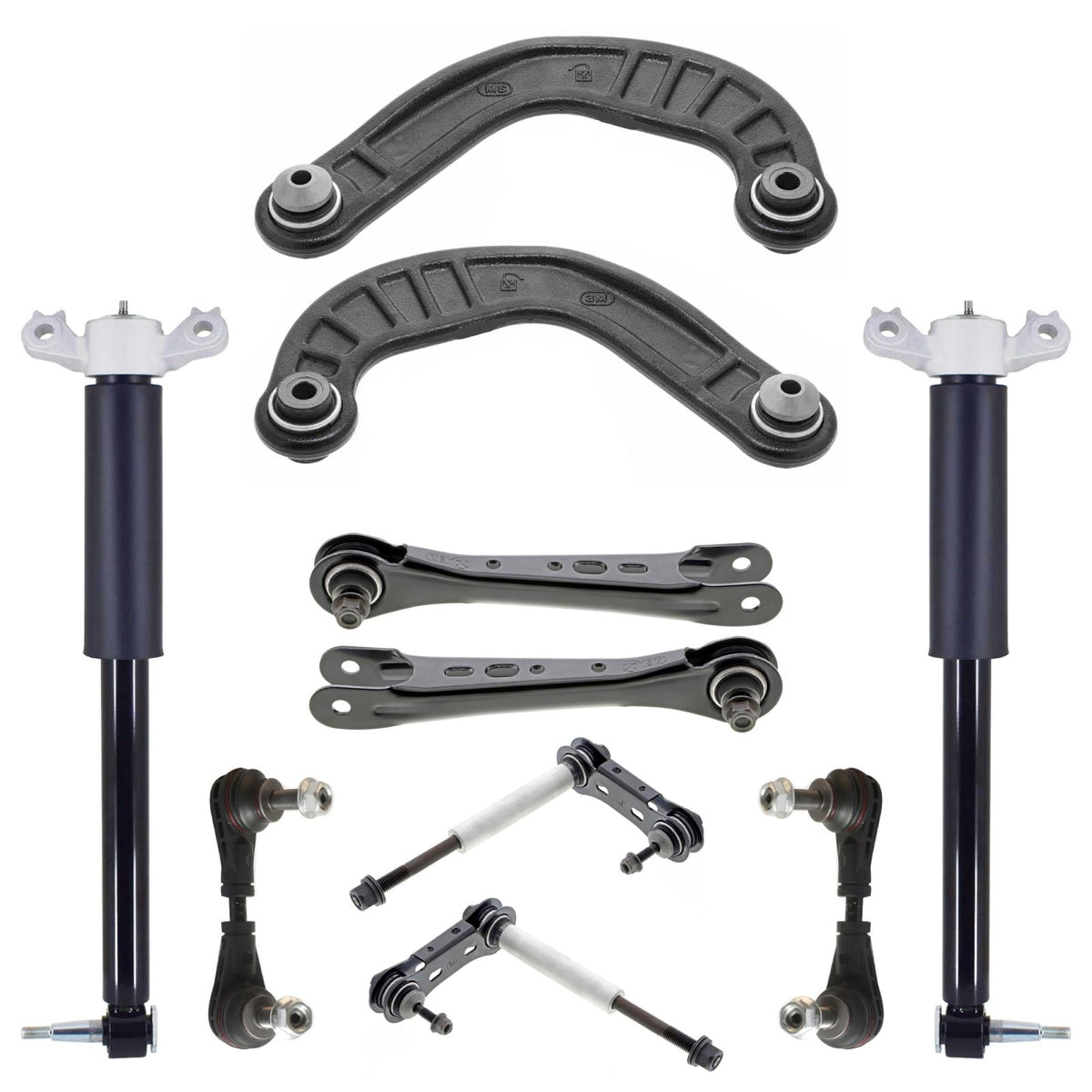 Rear Shocks Upper Lower Arms & Links For Ford Explorer 20-2022 All Wheel Drive - Photo 1