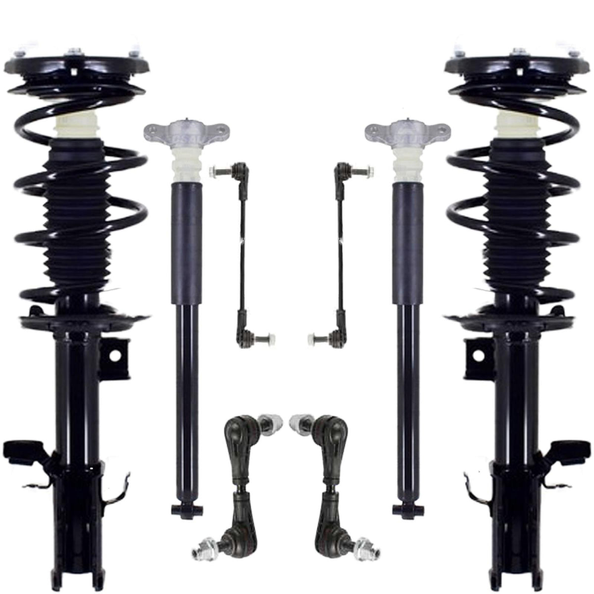 Front Complete Struts Rear Shocks & Links For Ford Maverick Lariat FWD 22-2024 - Photo 1