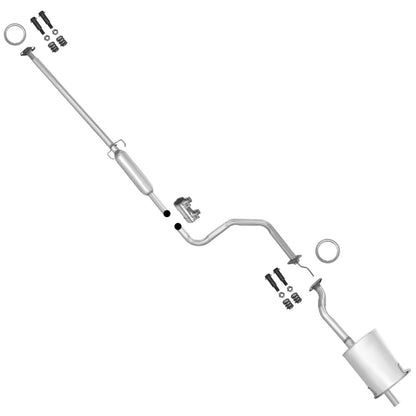 Mufflers Resonator Pipe Exhaust System for Honda Civic CX VX Hatchback 1992-95 - Photo 1