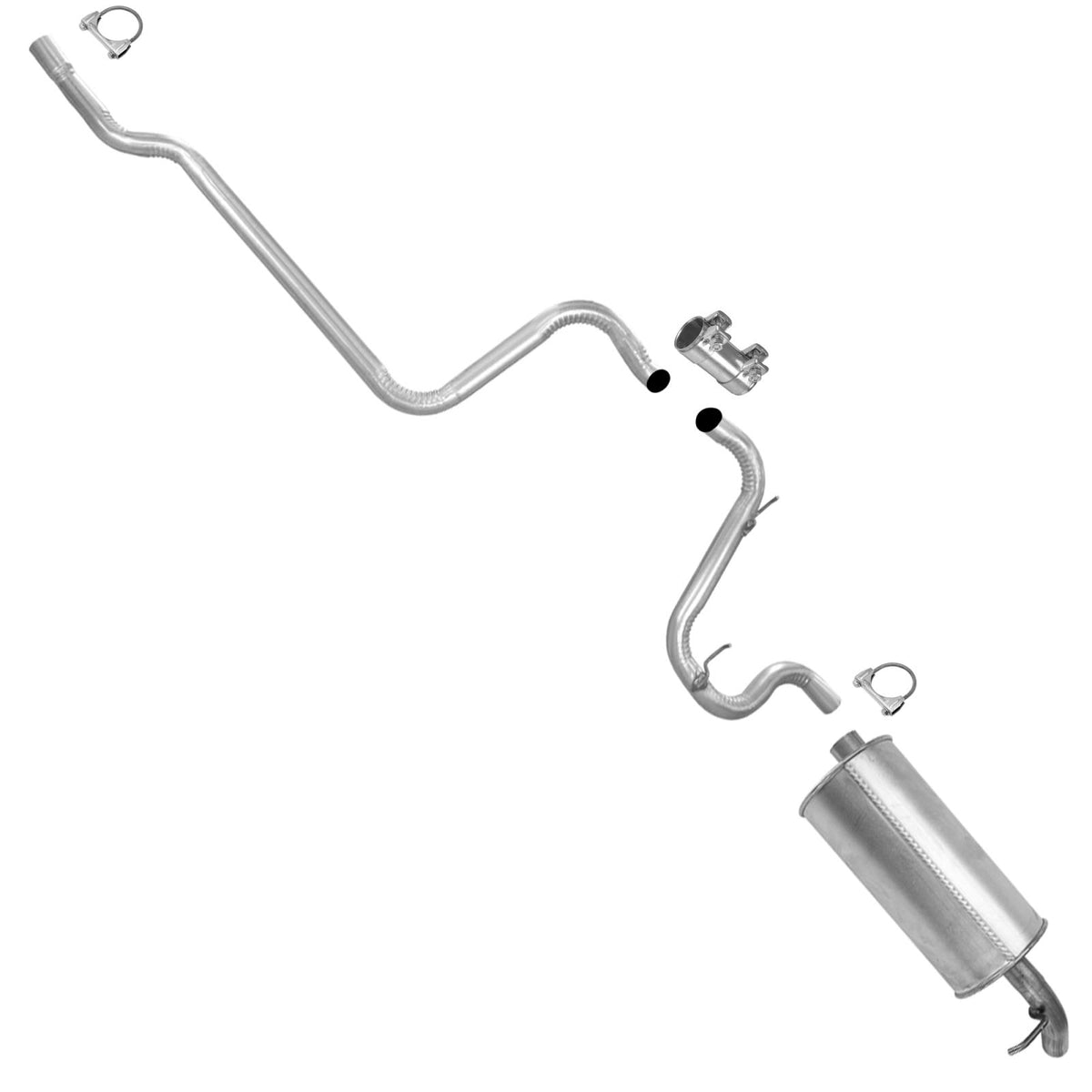 Mufflers Resonator Pipe Exhaust System for Ford Tempo 1984-1994 2.0L & 2.3L - Photo 1