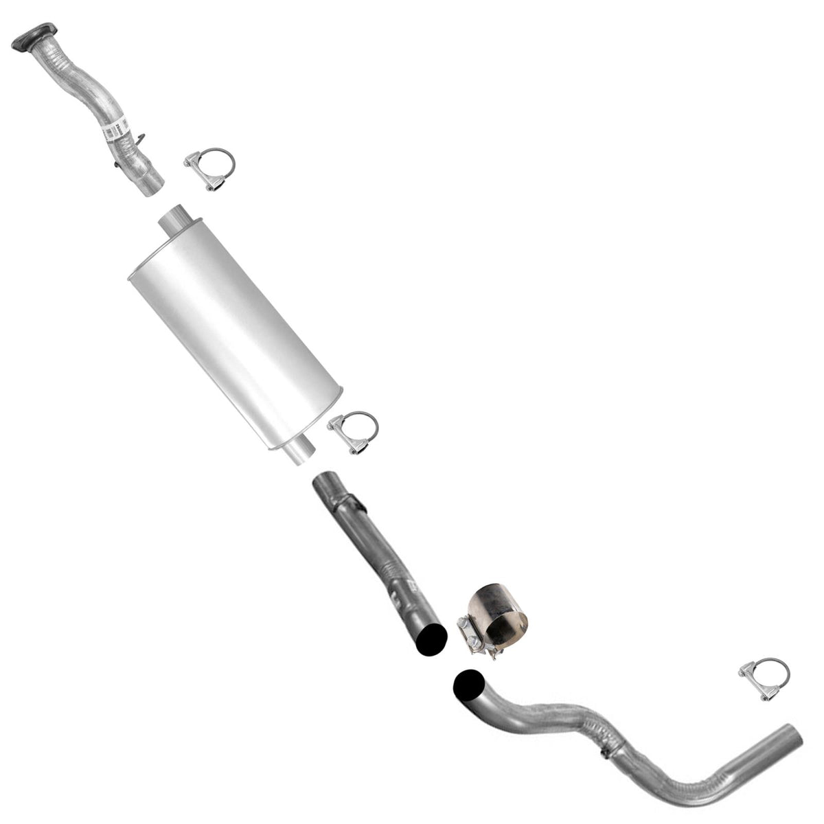 Pipe Muffler Tail Pipe for 94-95 Chevrolet 1500 Pick Up 4.3 117" Inch Wheelbase - Photo 1