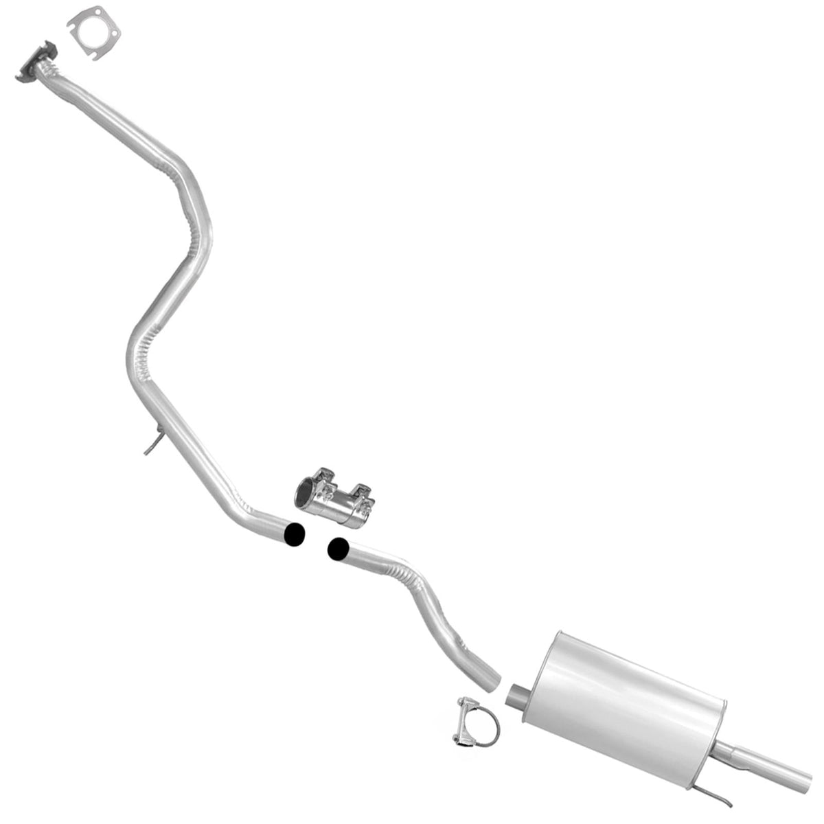 Extension Pipe Muffler Exhaust System for 1994-1996 Buick Century Sedan 2.2 3.1 - Photo 1