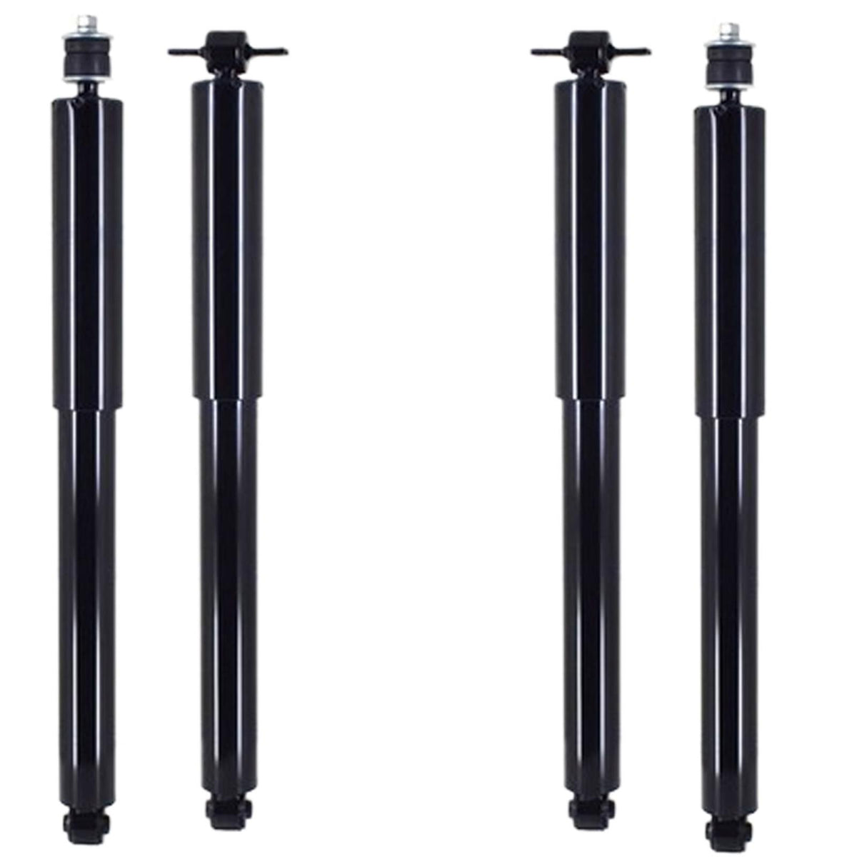 Front & Rear Monotube Shocks Absorber For Wrangler 07-17 W/ 1.5 to 3 Inch Lift - Photo 1