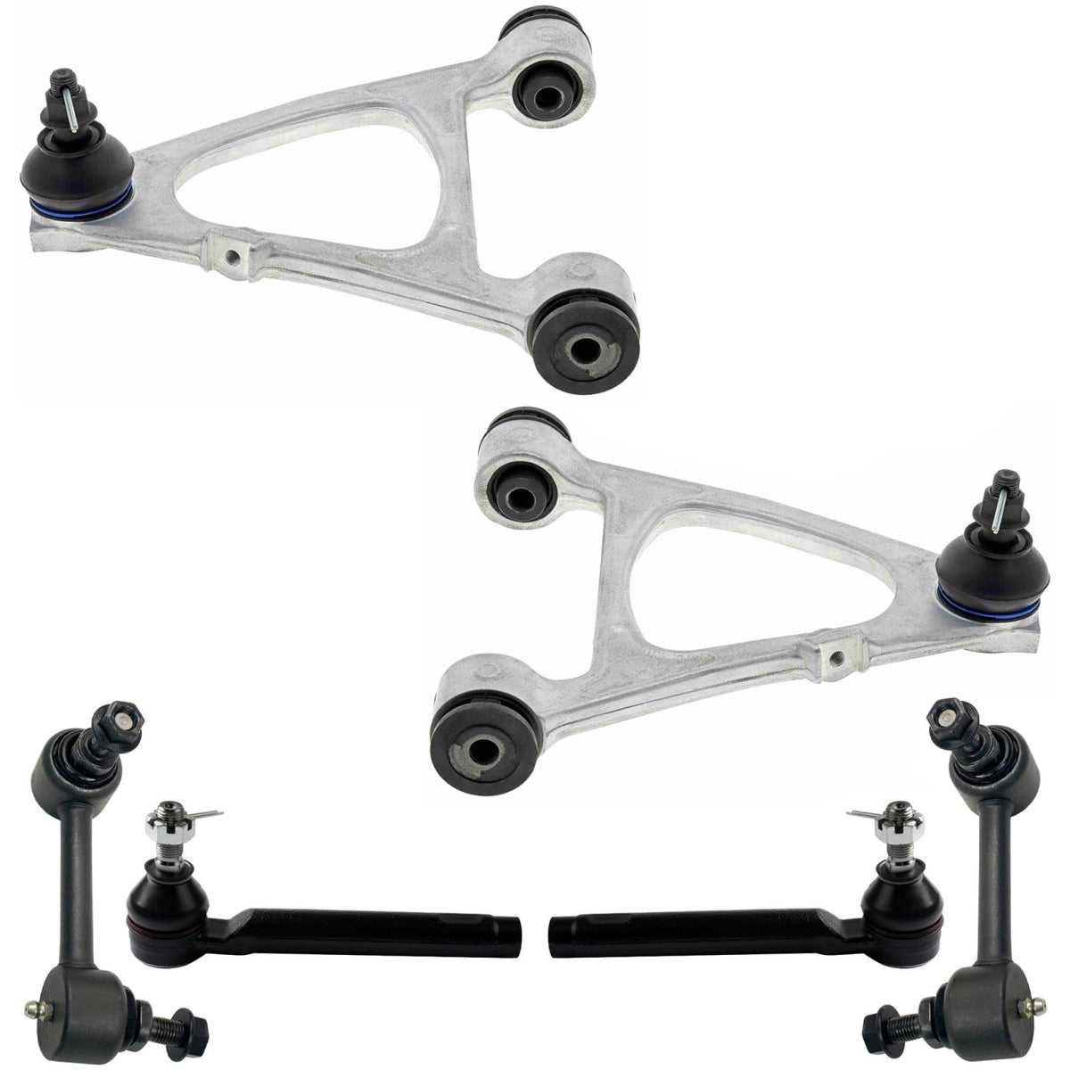 Front Upper Control Arms W/ Ball Joints Tie Rods & Links For MX-5 Miata 2006-15 - Photo 1