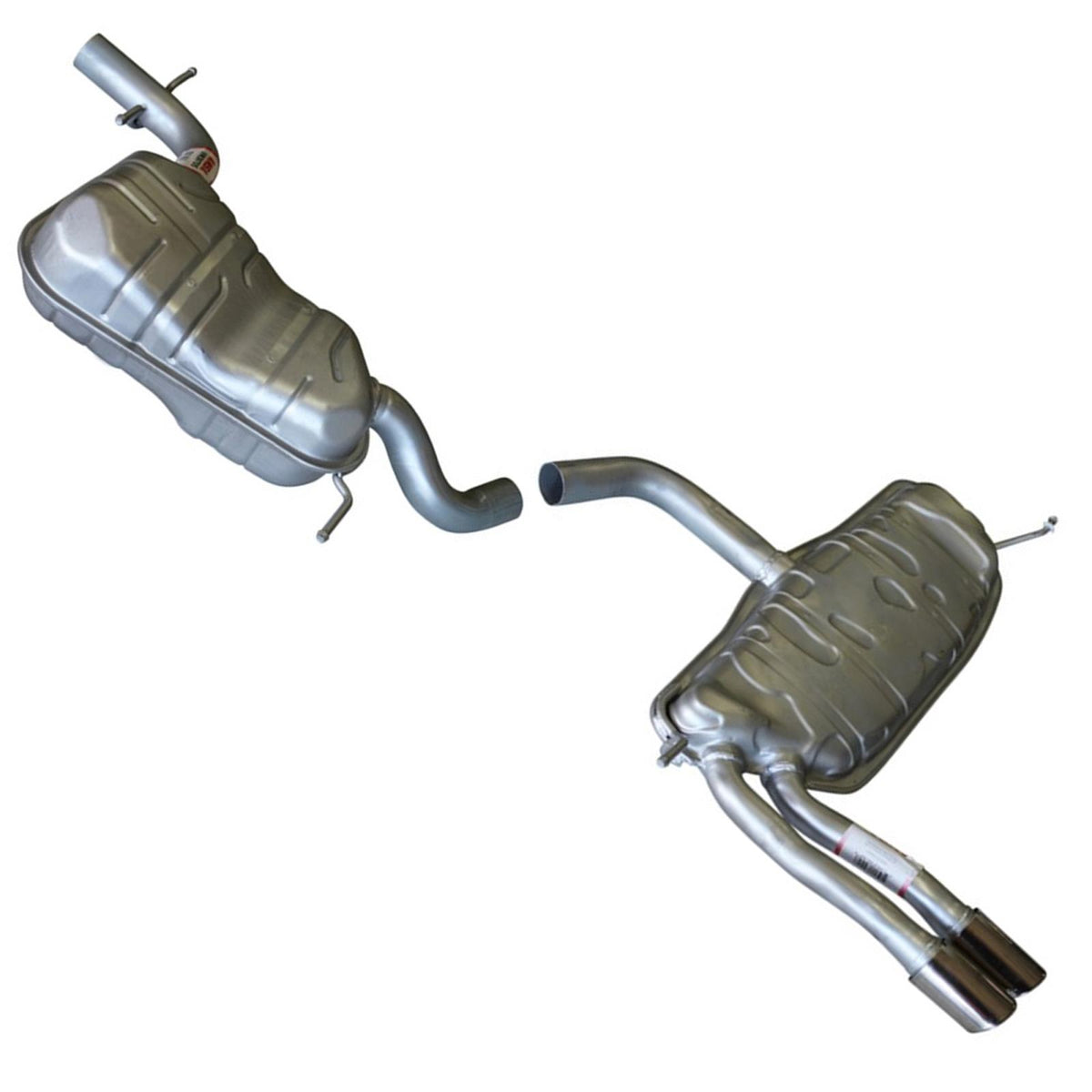 Front and Rear Muffler Exhaust System for Volkswagen EOS 2007 2008 2009 2.0L - Photo 1