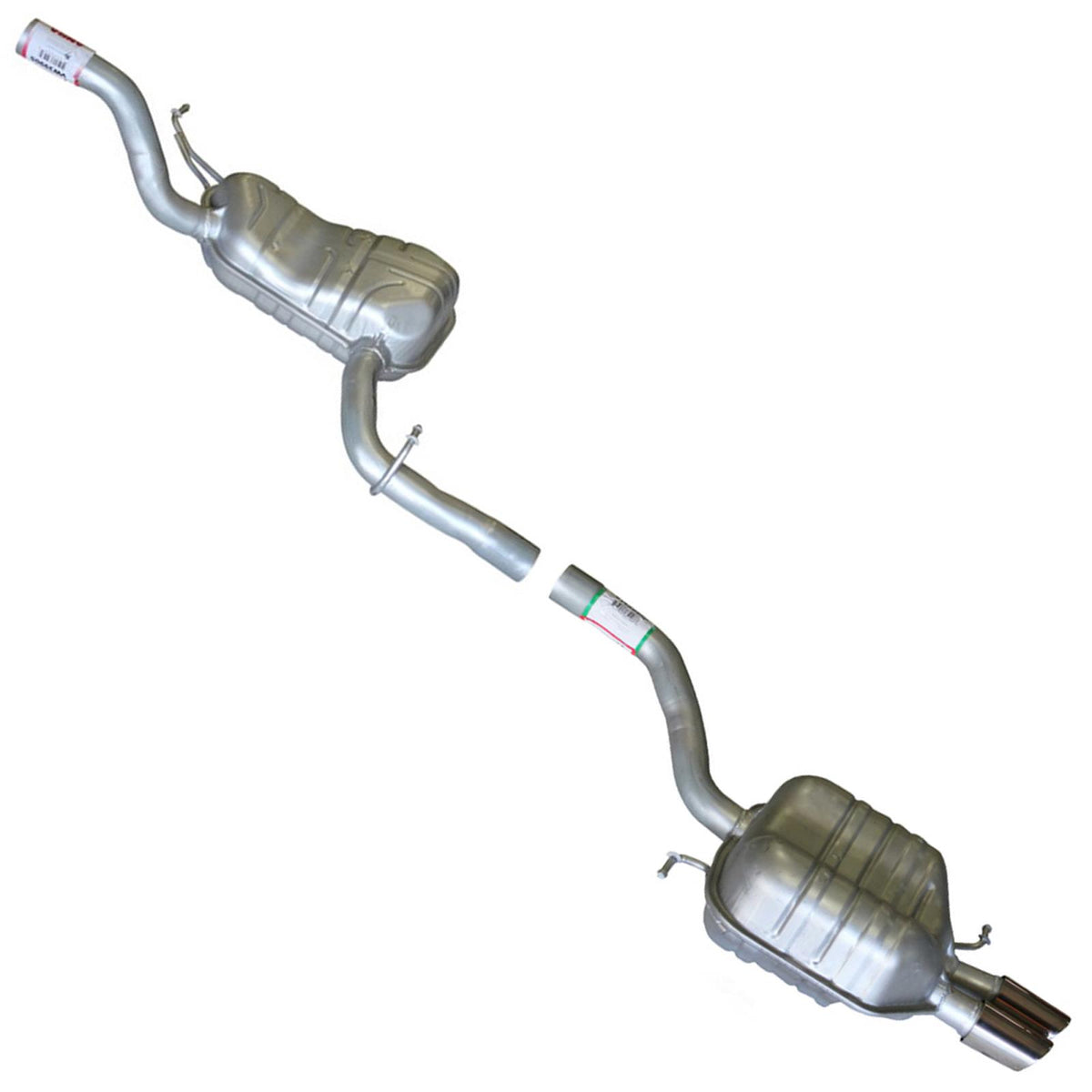 Front Rear Muffler Exhaust for Volkswagen Passat Front Wheel Drive 3.6L 06-2008 - Photo 1
