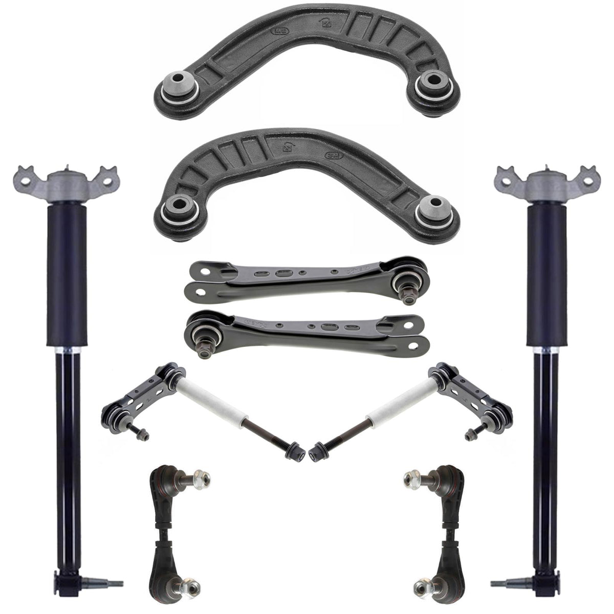Rear Shock Control Arms & Links For Aviator Base 20-25 Excludes Air Suspension - Photo 1