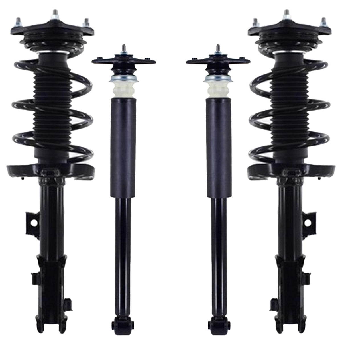 Front Complete Struts Assembly & Rear Shocks For Kia Soul EV 2015 2016 2019 - Photo 1