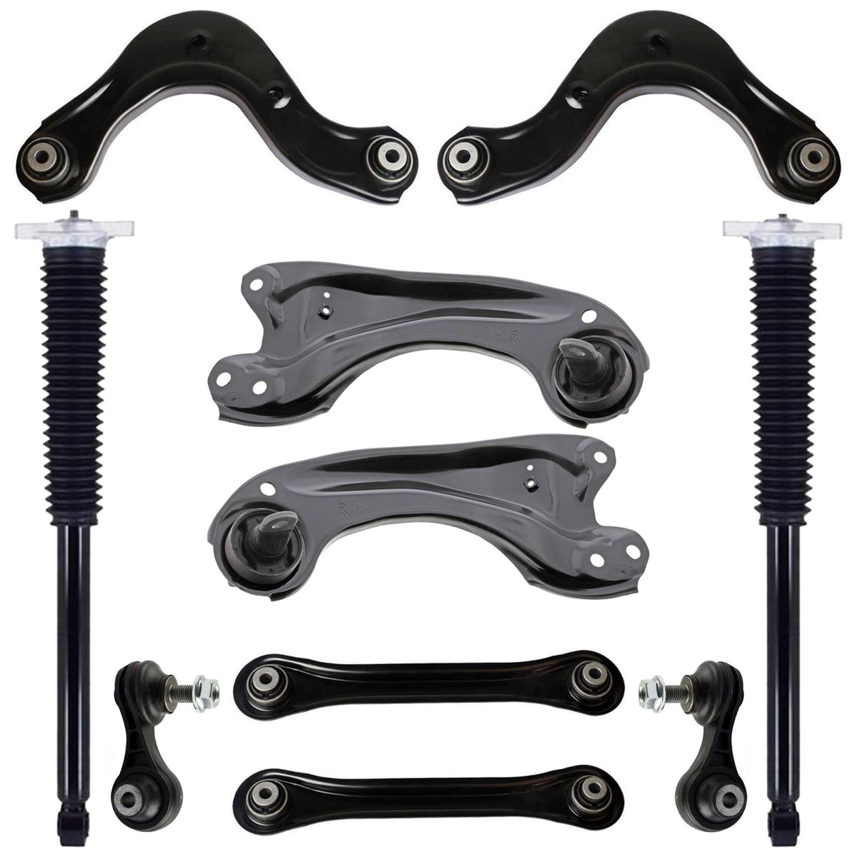 Rear Complete Shock Absorber Control Arms & Links For Honda Civic 2016 17 2021 - Photo 1