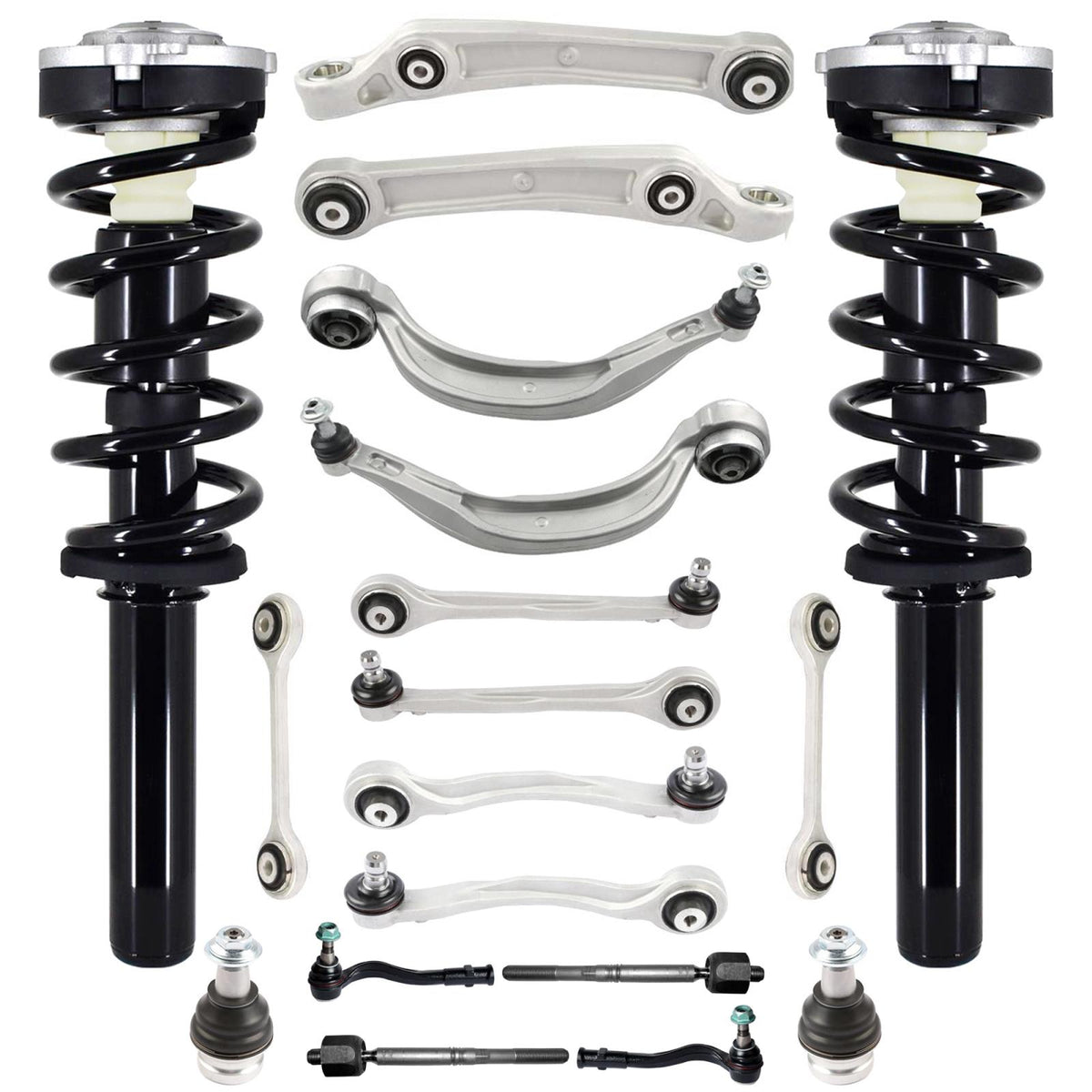 Front Struts Control Arms Tie Rods Links For Q5 18-25 W/O Electronic Suspension - Photo 1