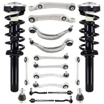 Front Struts Control Arms Tie Rods Links For Q5 18-25 W/O Electronic Suspension - Photo 1