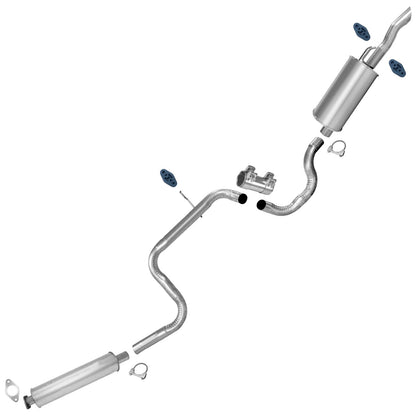 Exhaust Sys Resonator Muffler Tail Pipe for Chevrolet Impala 3.4 3.8L 2003-2005 - Photo 1