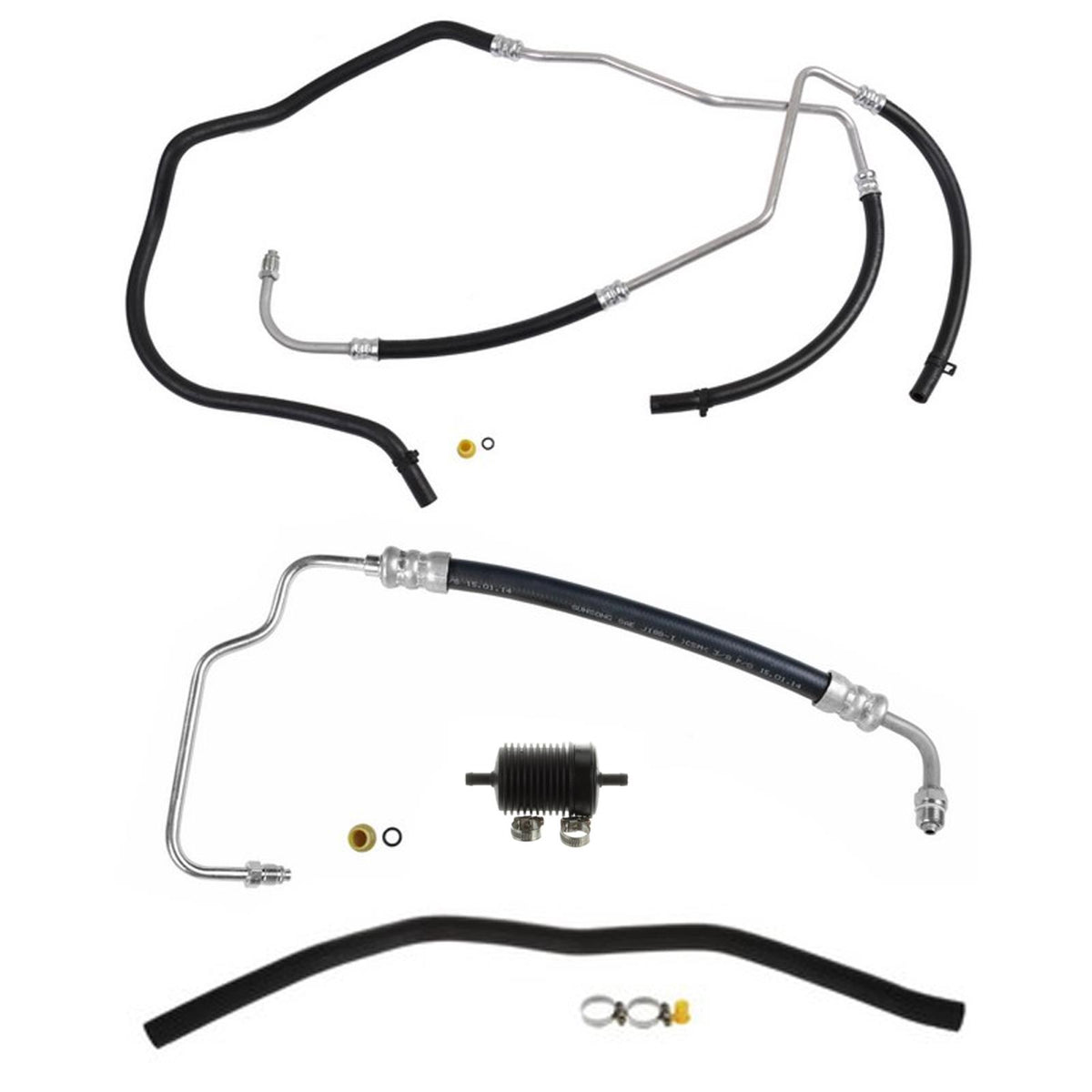 Power Steering Pressure & Cooler Hoses for Ford F250 Super Duty 5.4L 2000-2004 - Photo 1