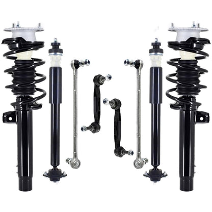 Front Complete Struts Rear Shocks & Sway Bar Links For BMW X1 sDrive28i 13-2015 - Photo 1
