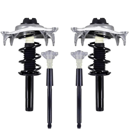 Front Complete Struts Assembly & Rear Shocks For Audi A4 Quattro 2009 2010 2012 - Photo 1