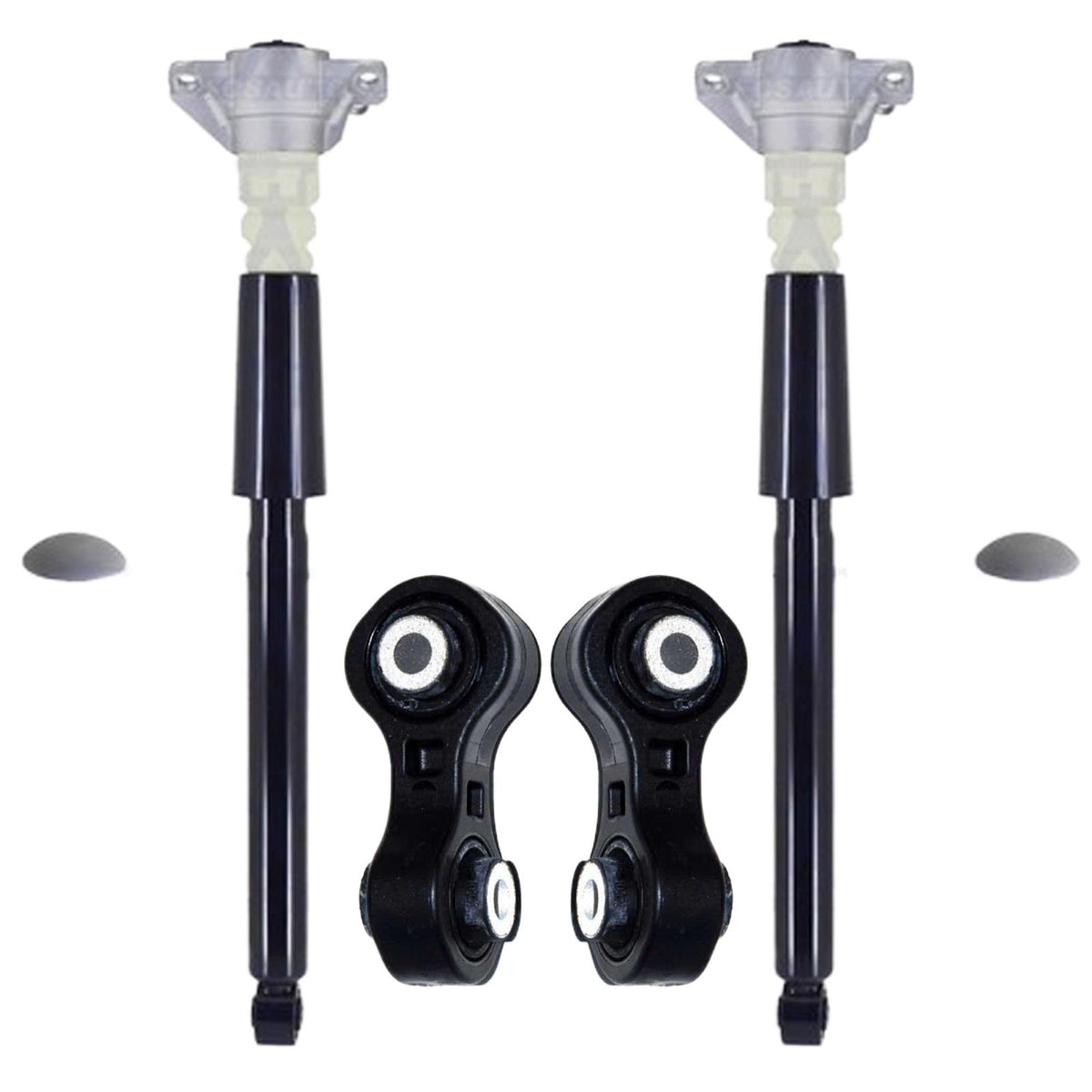 Rear Shocks Absorber & Links For A4 Quattro 2009-2012 Excludes Sport Suspension - Photo 1