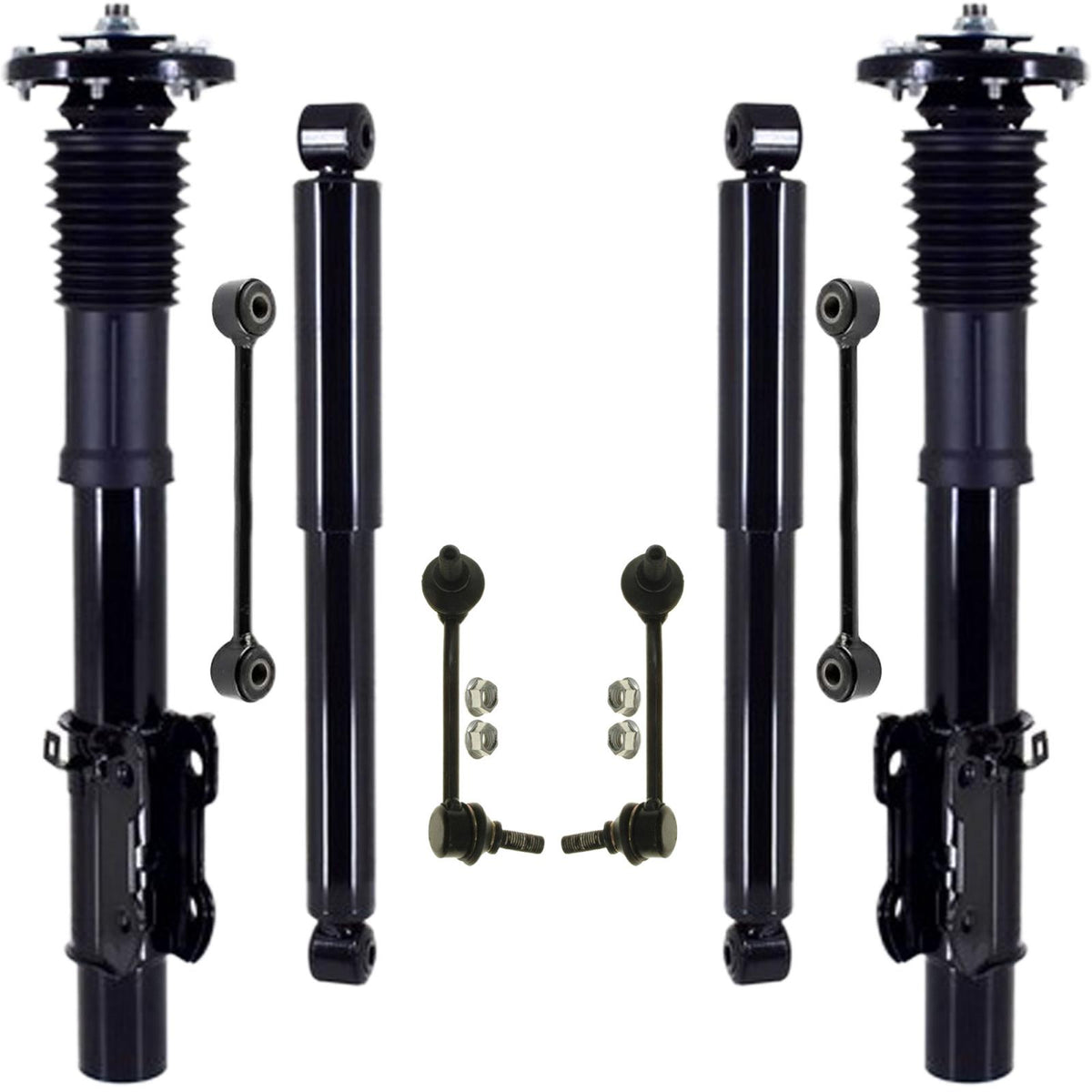 Front Struts Rear Shocks & Links For Sprinter 2500 2019-2024 Rear Wheel Drive - Photo 1