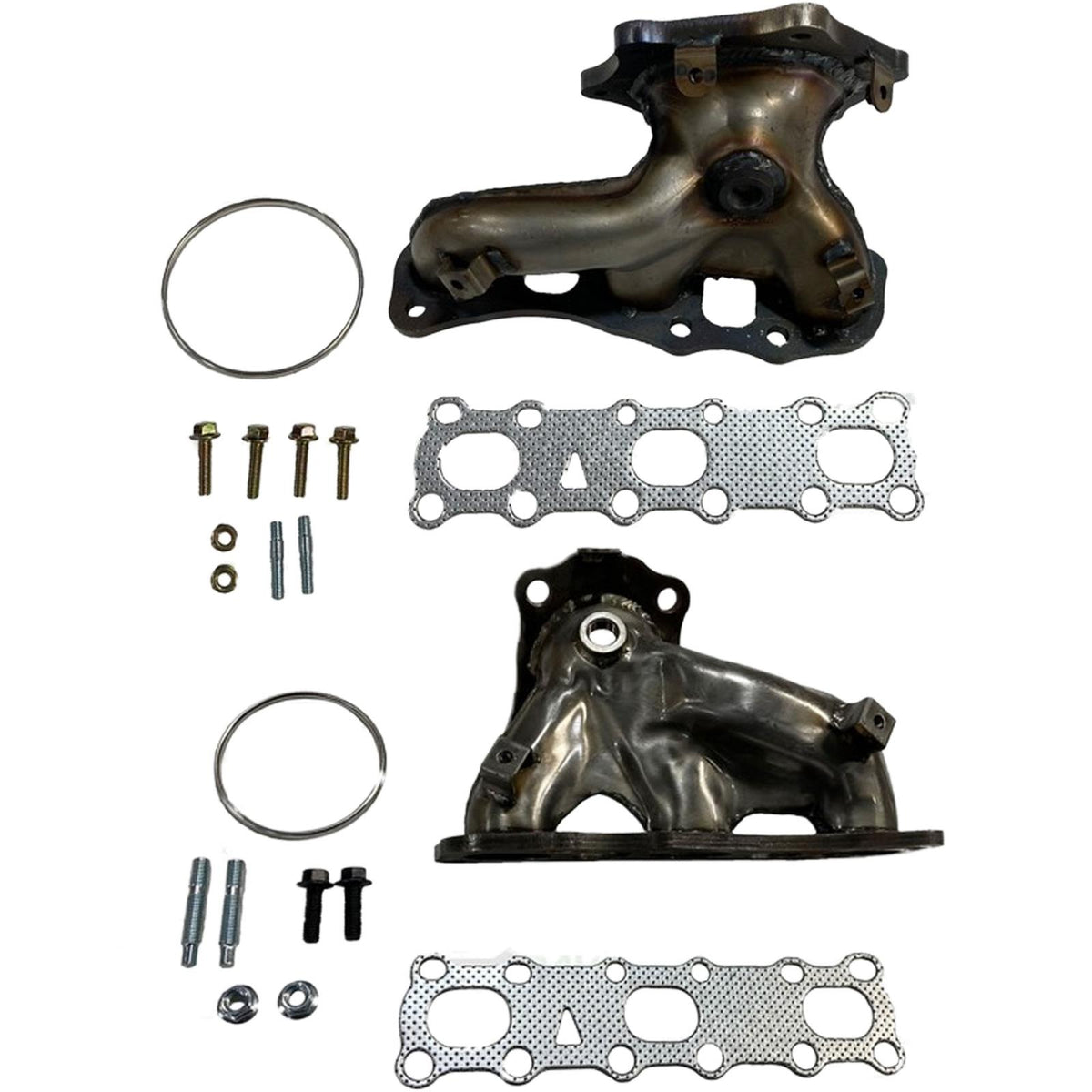 Front and Rear Exhaust Manifolds For Nissan Altima Quest Maxima QX60 3.5L V6 - Photo 1