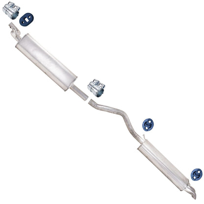 Front and Rear Mufflers Exhaust System for Volkswagen Jetta 1.4L 2019 2020 2021 - Photo 1
