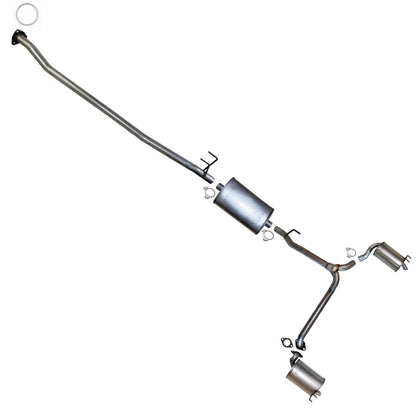 Resonator Pipe Dual Muffler Exhaust for Honda Front Wheel D CR-V CRV 1.5L 17-22 - Photo 1