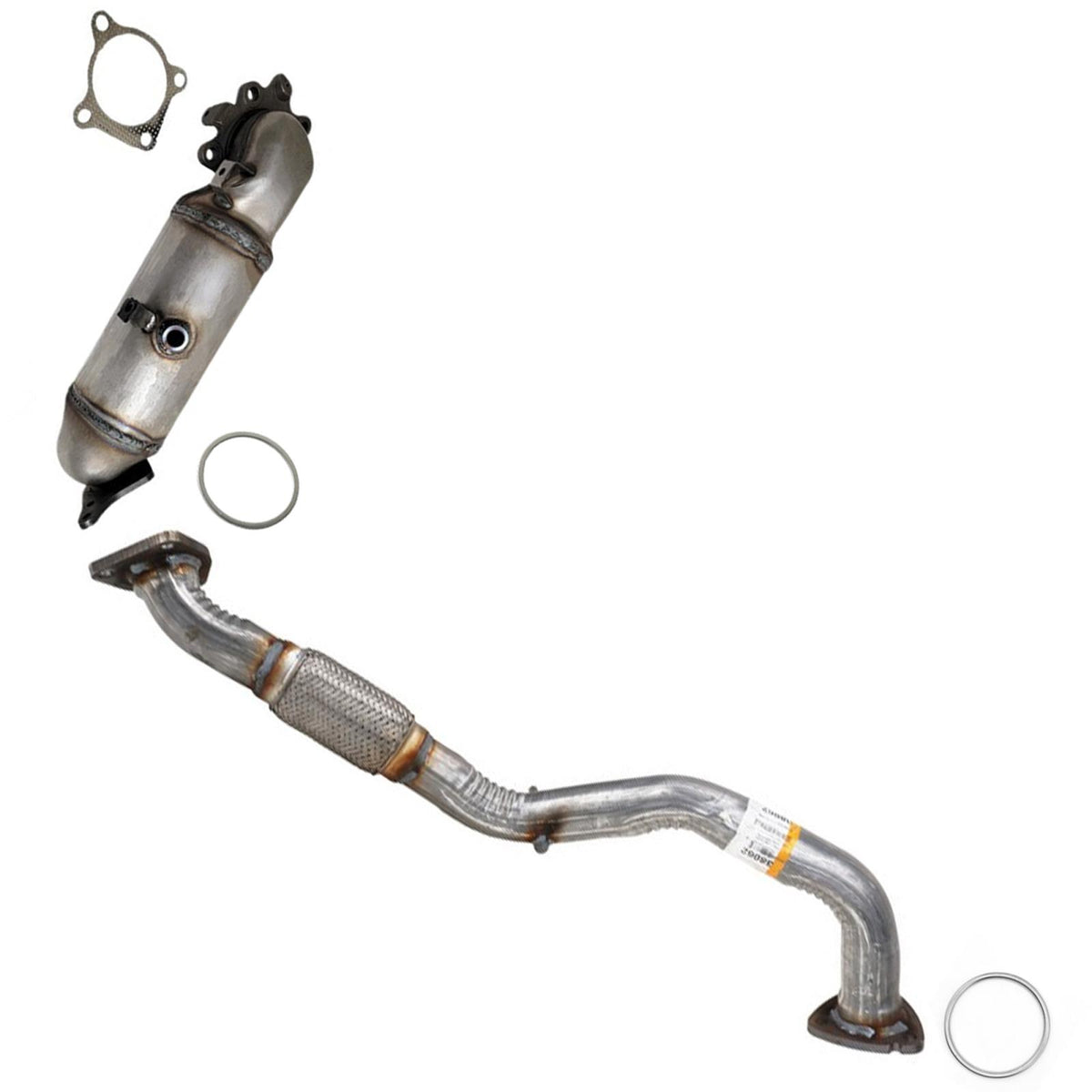 Catalytic Converter & Engine Flex Pipe for Honda Civic 1.5L 2016 2019 2020 21 - Photo 1