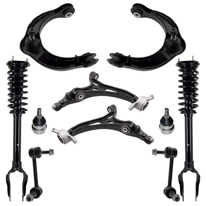 Front Struts Upper Lower Control Arms & Links For Grand Cherokee 3.6L AWD 11-15 - Photo 1
