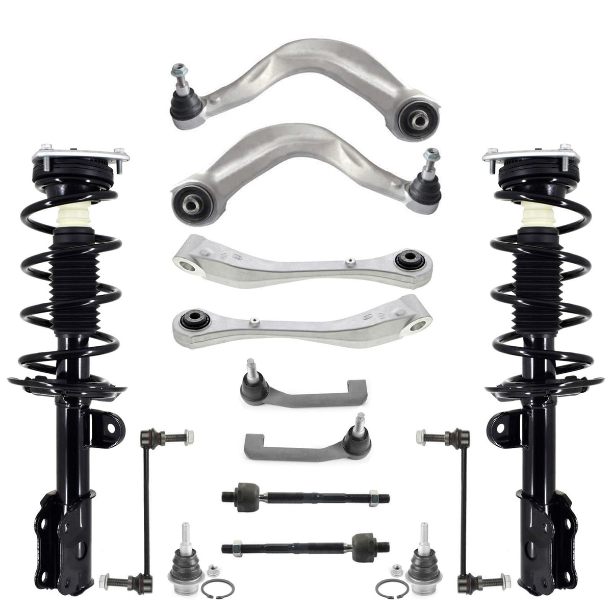 Front Struts Control Arms Tie Rods & Links For Ford Explorer AWD 2020 2021 2025 - Photo 1