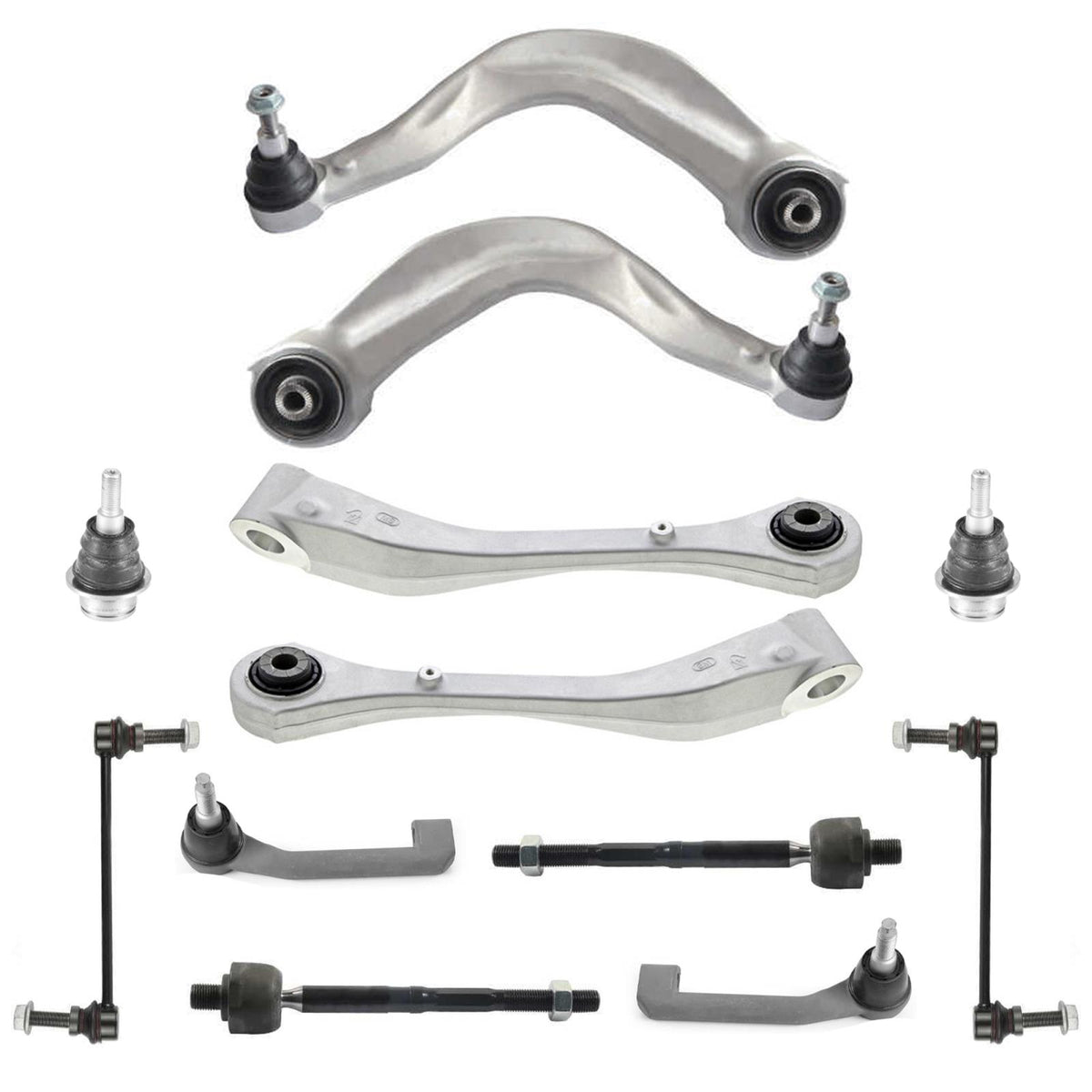 Front Control Arms W/ Ball Joints Tie Rods & Links For Explorer Hybrid 20-2023 - Photo 1