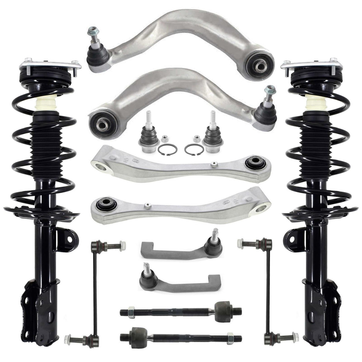 Front Struts Control Arms Tie Rods & Links For Ford Explorer AWD 2020 2021 2025 - Photo 1