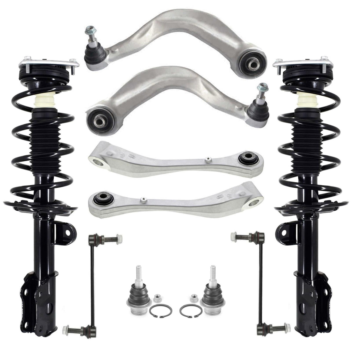 Front Struts Lower Control Arms Links For Ford Explorer All Wheel Drive 20-25 - Photo 1