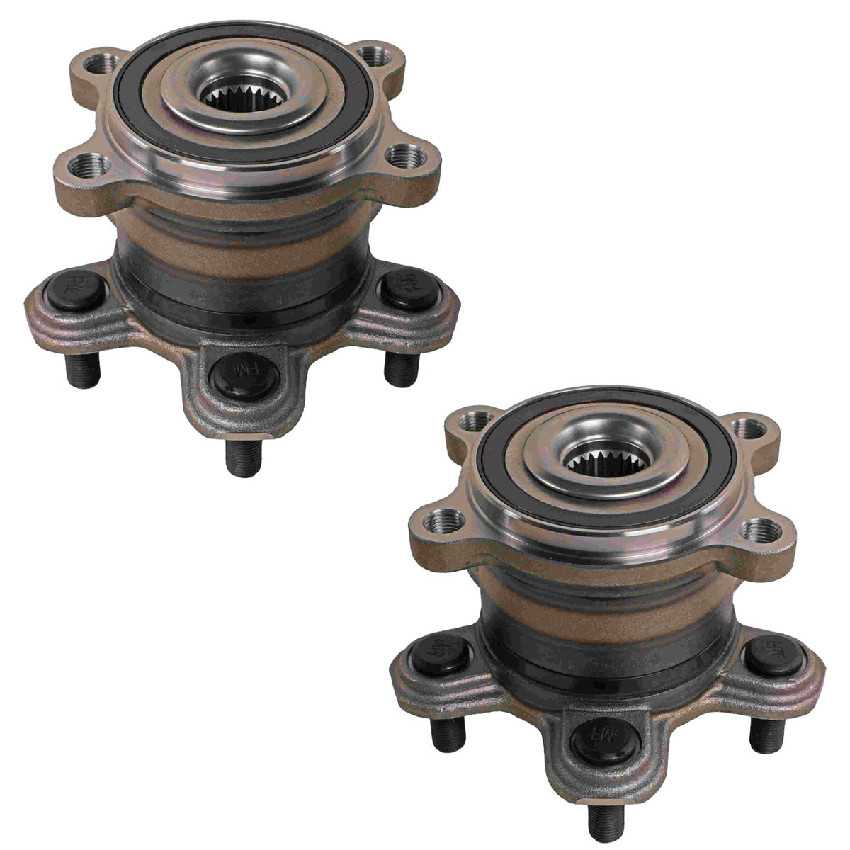 Two Rear Wheel Hub Bearing for Nissan Rouge AWD All Wheel Drive 2021 2023 2026 - Photo 1