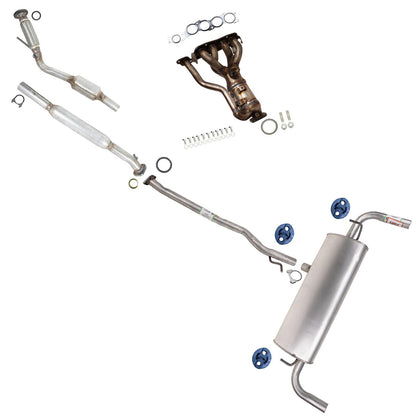 Catalytic Converter Rear Muffler Exhaust System for Toyota Rav4 2019-2023 Gas - Photo 1