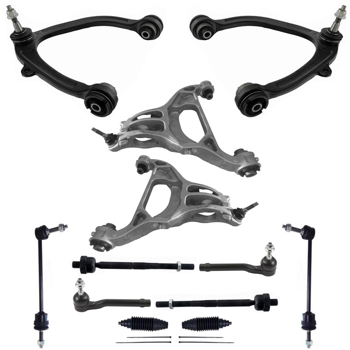 Front Control Arms Tie Rods & Links For F-150 Raptor 10-14 W/ Hydraulic Rack - Photo 1