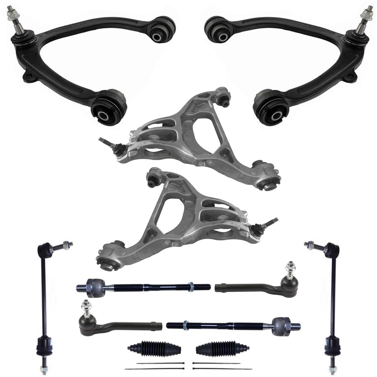 Front Control Arms Tie Rods & Links For F-150 Raptor 2010-2014 W/ Electric Rack - Photo 1