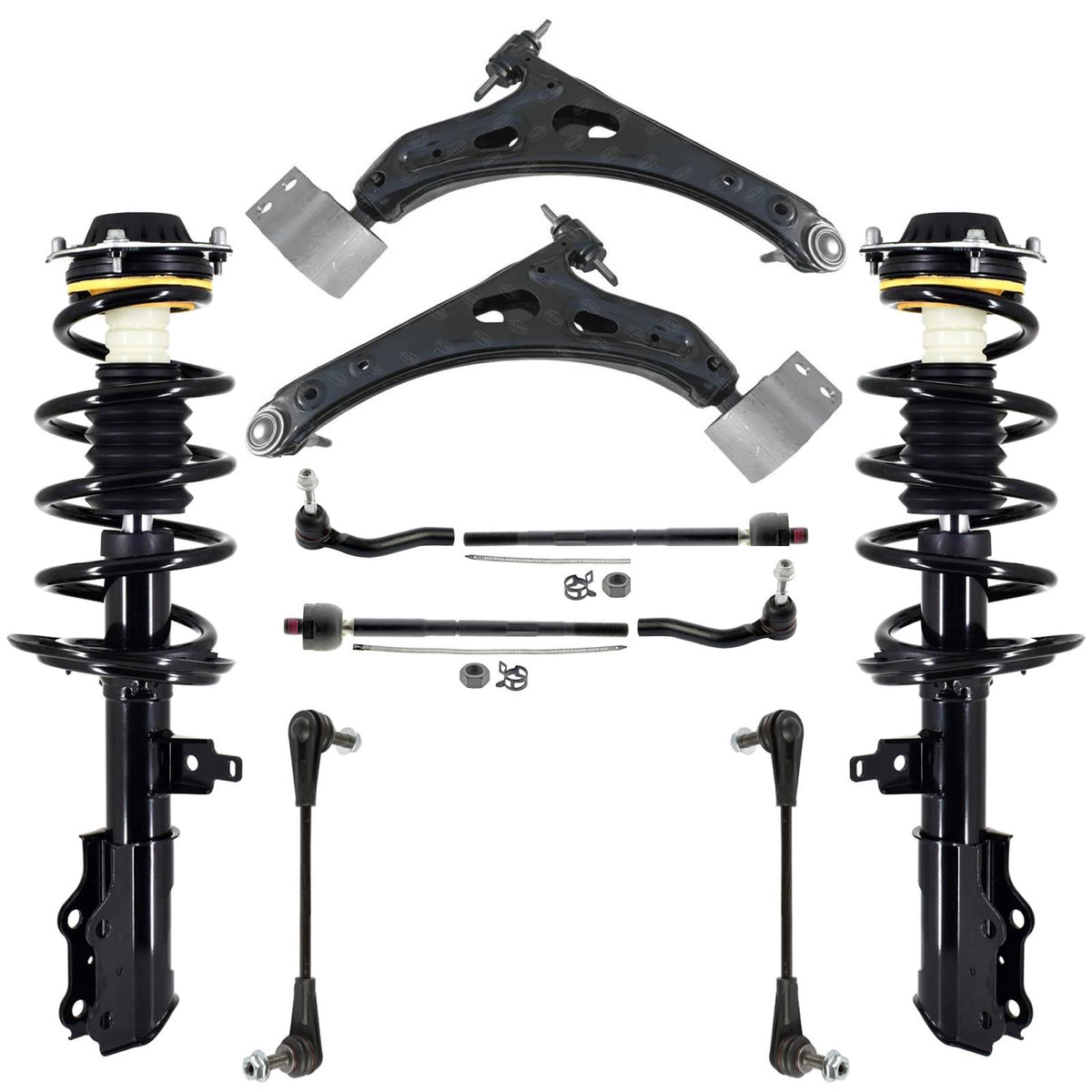 Front Struts Lower Arms Tie Rods & Links For Blazer 2019-2023 W/ 18 Inch Wheel - Photo 1