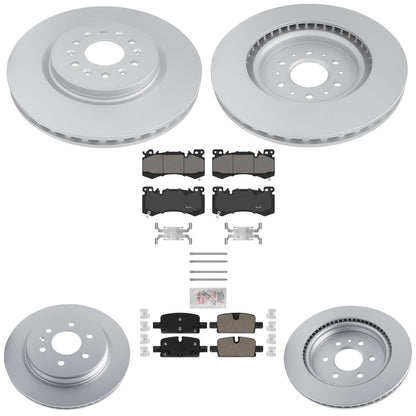 Coated Disc Brake Rotors Brake Pad for Cadillac Lyriq-V 25-26 w Brem Bo 390MM - Photo 1