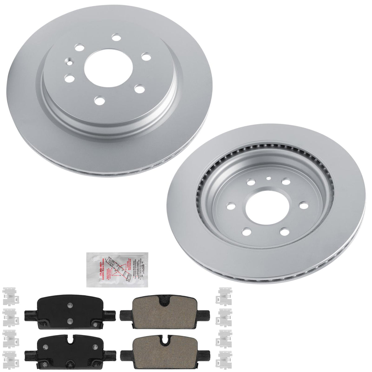 Rr Coated Disc Brake Rotors Brake Pad for Cadillac Lyriq-V 25-26 w Brem B 390MM - Photo 1