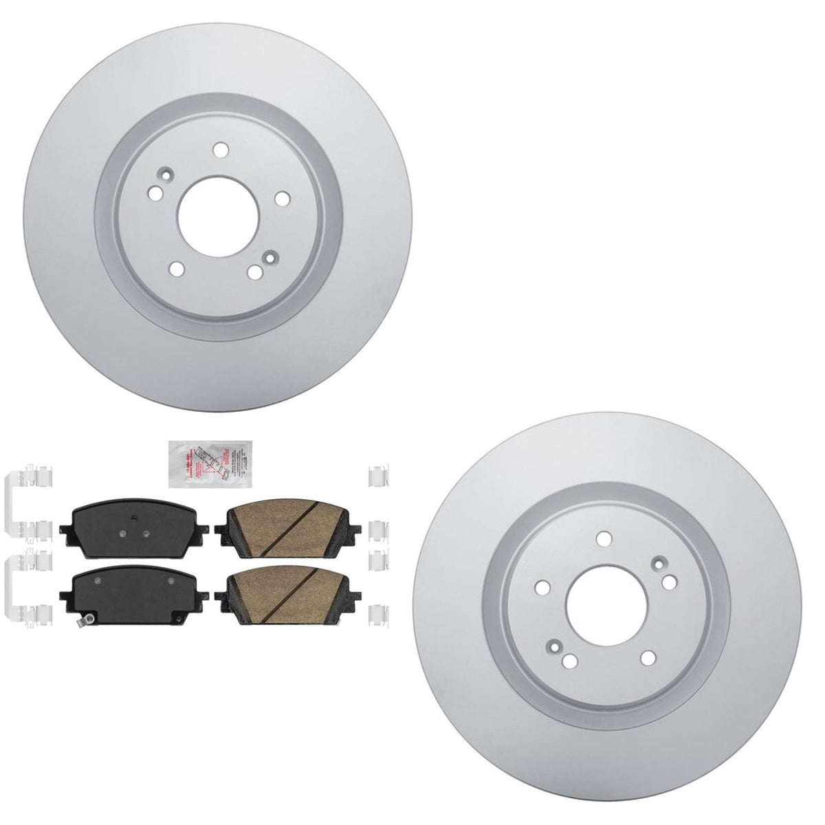 Front Coated Disc Brake Rotors AME Brake Pad for Hyundai Palisade 2026 2027 - Photo 1