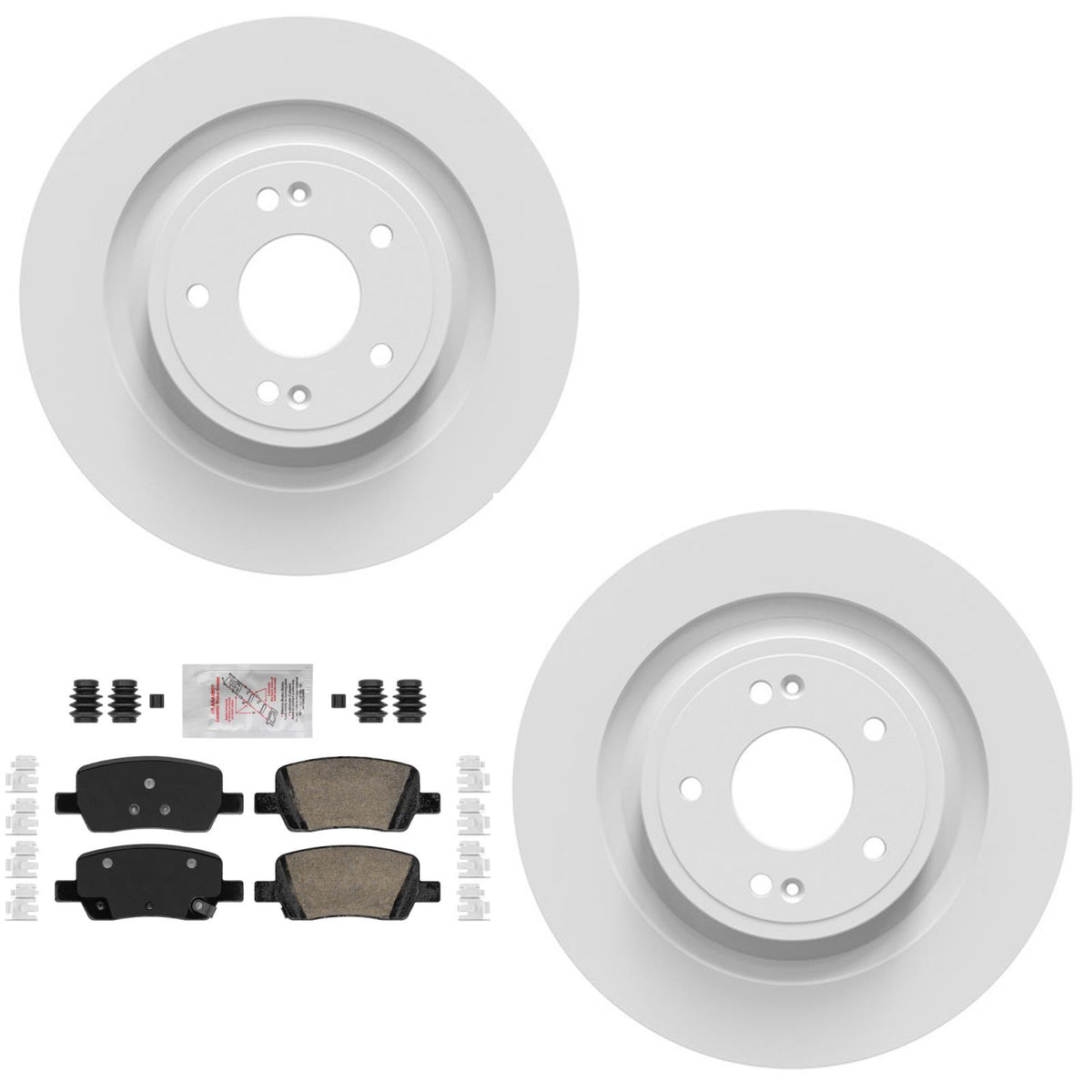 Rear Coated Disc Brake Rotors AME Brake Pad for Hyundai Palisade 2026 2027 - Photo 1