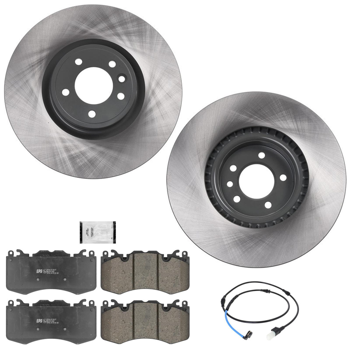 Frt Coated Disc Brake Rotors Brake Pads for Range Rover Sport 10-13 Supercharged - Photo 1