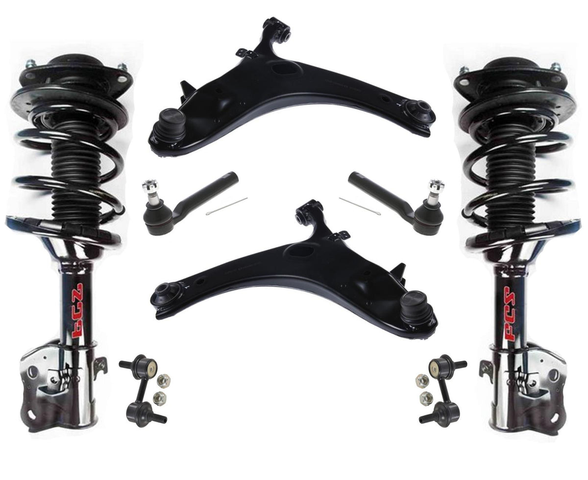 Front Struts Control Arms Ball Joint Tie Rods & Links For Subaru WRX 2011-2014 - Photo 2