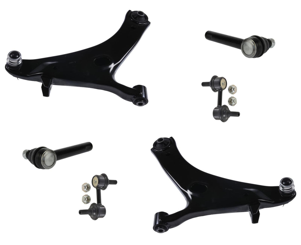 Front Lower Control Arms Ball Joint Tie Rods & Links For Subaru WRX 2011-2014 - Photo 2