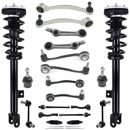 Front Struts Control Arms Tie Rods & Links For Hyundai Genesis 4.6L Sedan 09-14 - Photo 1