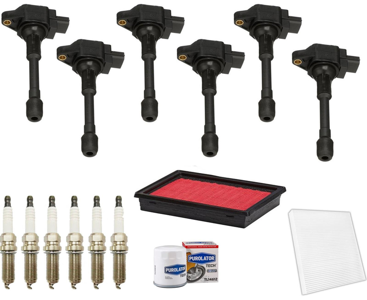 Engine Valve Covers Ignition Coils Spark Plugs Tune Up Kit For Q70X 3.7L 14-17 - Photo 2