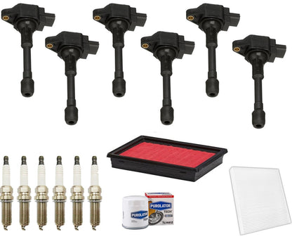 Engine Valve Covers Ignition Coils Spark Plugs Tune Up Kit For Q70X 3.7L 14-17 - Photo 2
