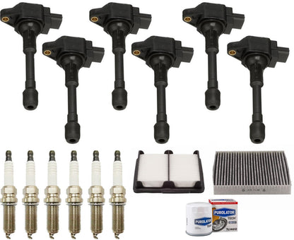 Engine Valve Covers Ignition Coils Spark Plugs Tune Up Kit For Q70 3.7L 14-2019 - Photo 2