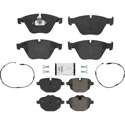 Front & Rear Euro Disc Brake Pads for BMW 535i Xdrive 2011 2012 2014 2015 2016 - Photo 1