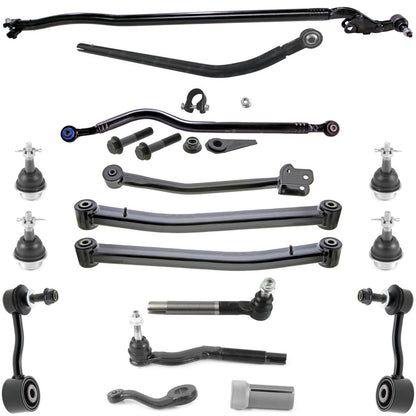 Track Bar Control Arms Ball Joints Tie Rods Pitman Arm For Wrangler 2018-2024 - Photo 1